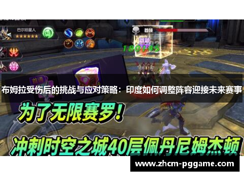 布姆拉受伤后的挑战与应对策略：印度如何调整阵容迎接未来赛事